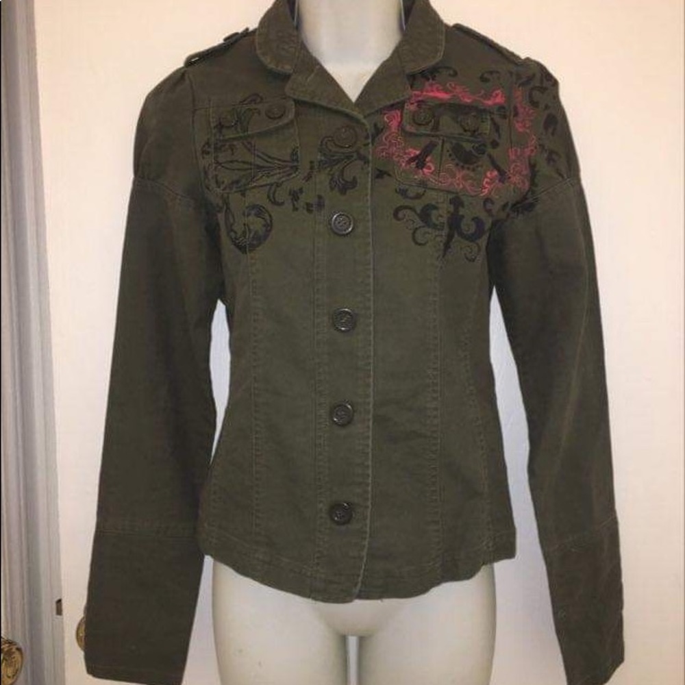 Morbid Threads Vintage Utility Jacket Size Small - Picture 2 of 11